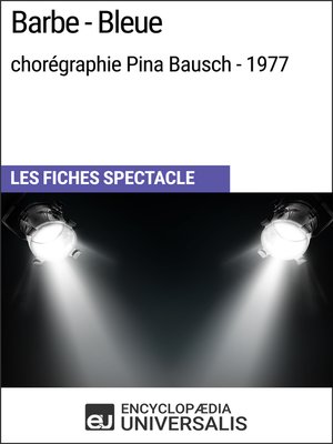 cover image of Barbe-Bleue (chorégraphie Pina Bausch--1977)